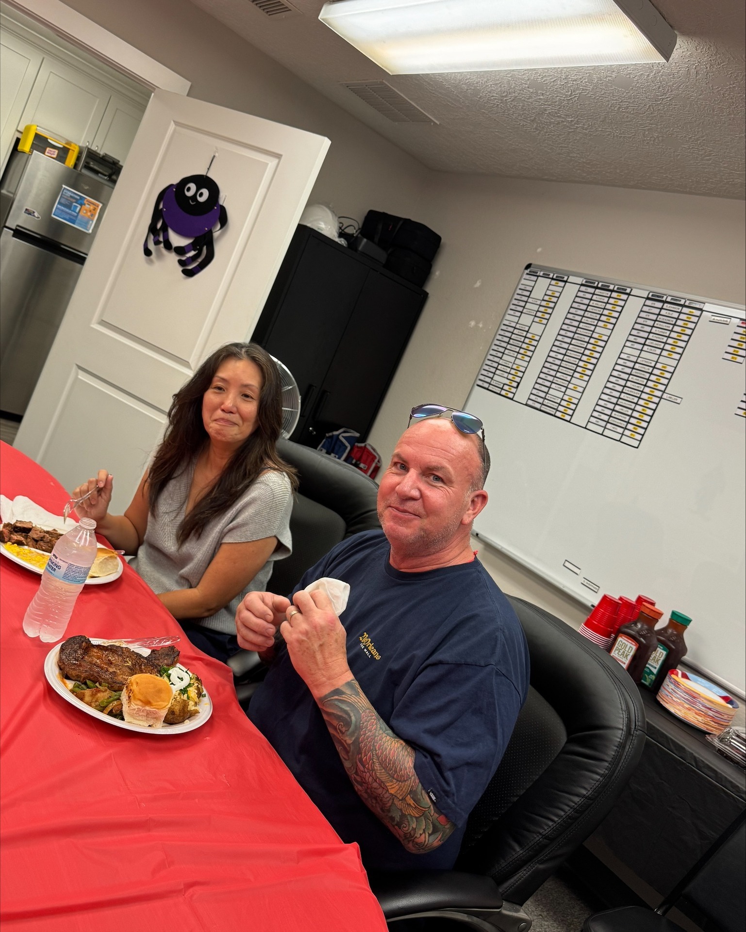 Coastal Plains Trucking celebrates National Truck Driver Appreciation Week with a grilled lunch for their truckers and support team.