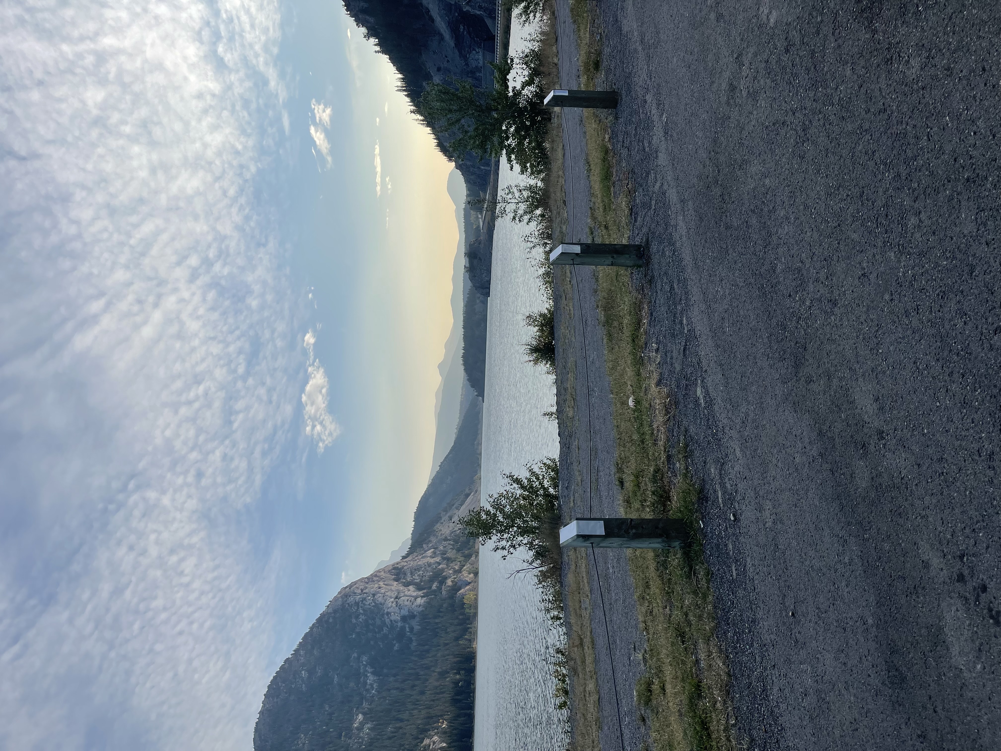Coastal Plains Trucking professional driver snaps a photo of a lake in Canada.