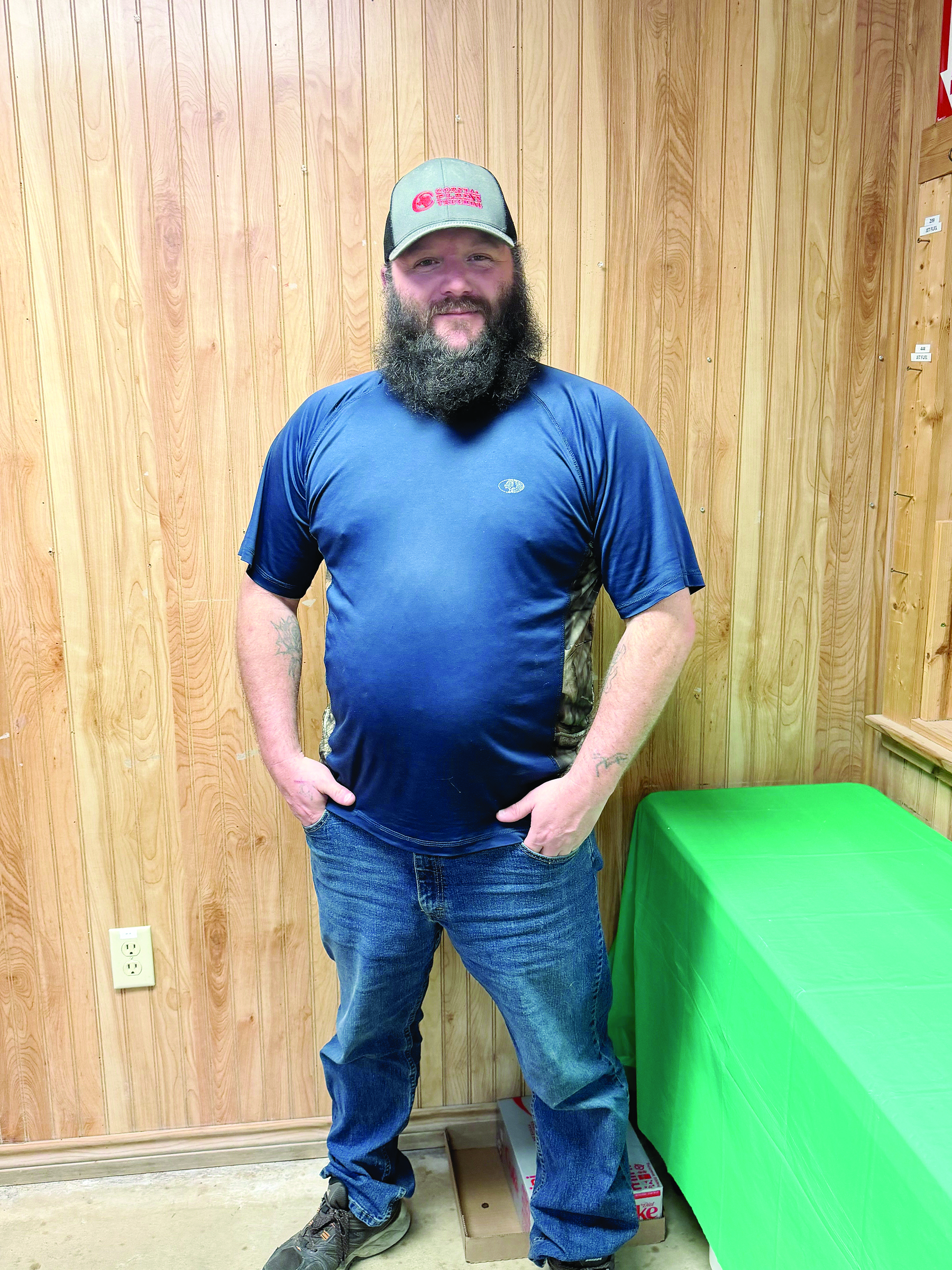 Coastal Plains Trucking dispatch team member is pictured.