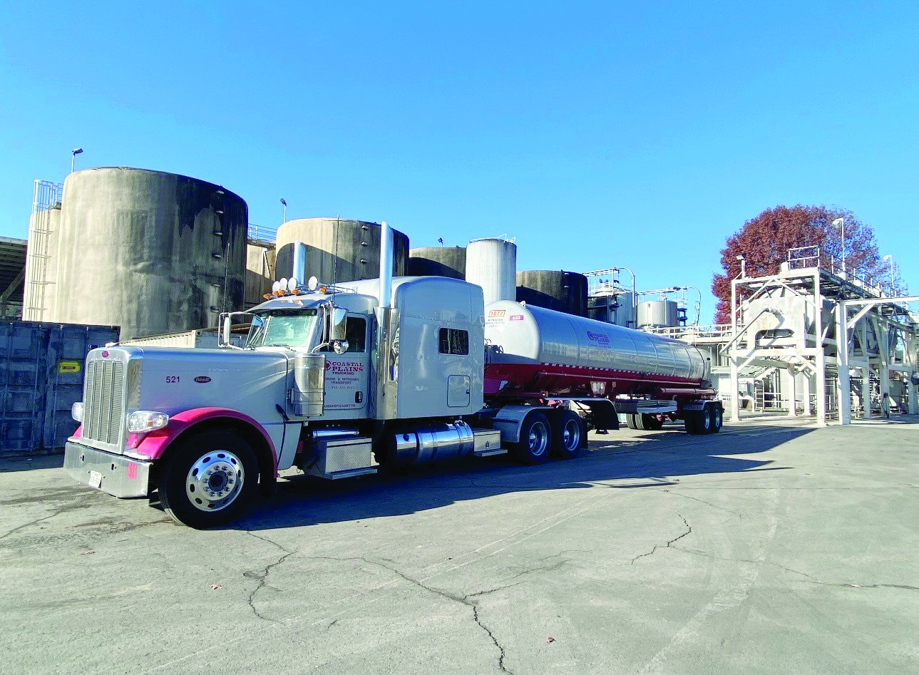 A fall scene from Saint Helena, California taken by Coastal Plains professional driver Juan Delgado.