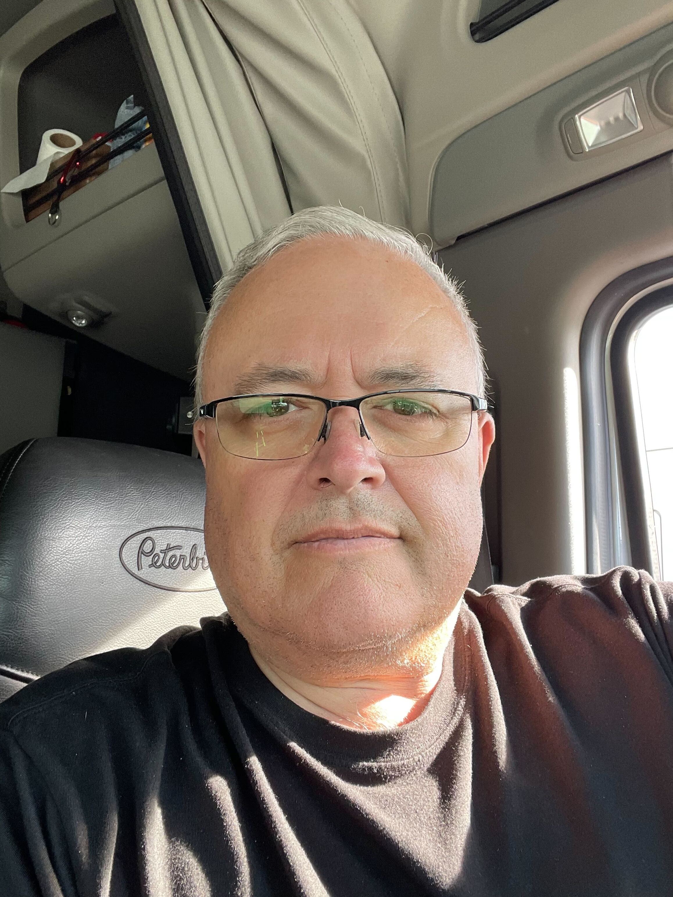 Mark Lawless, professional truck driver for Coastal Plains Trucking, is pictured.