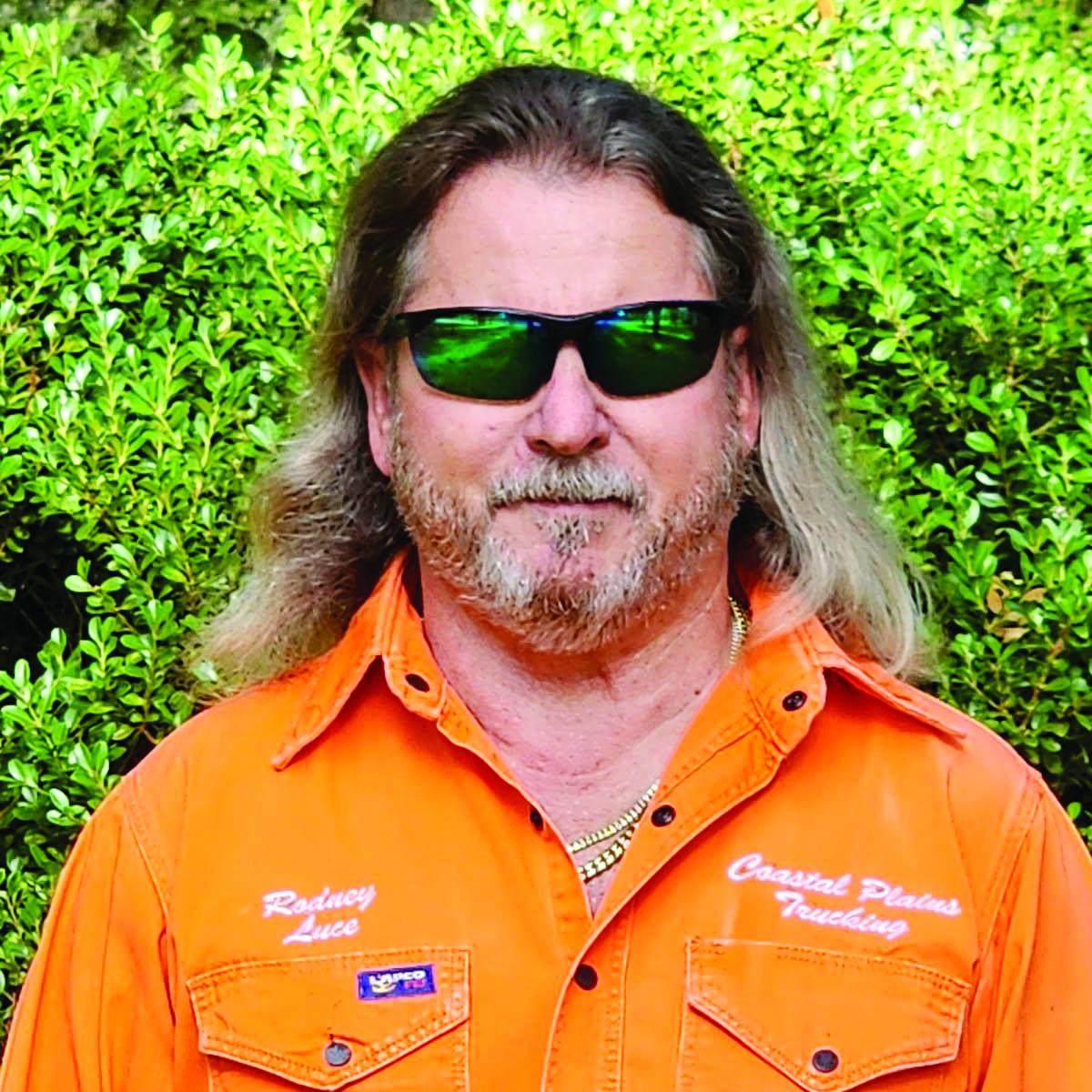 Rodney Luce with Coastal Plains Trucking is pictured.